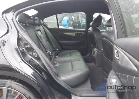 2018 Infiniti Q50 3.0T Red Sport 400 from USA, damaged, VIN JN1FV7AP5JM461546